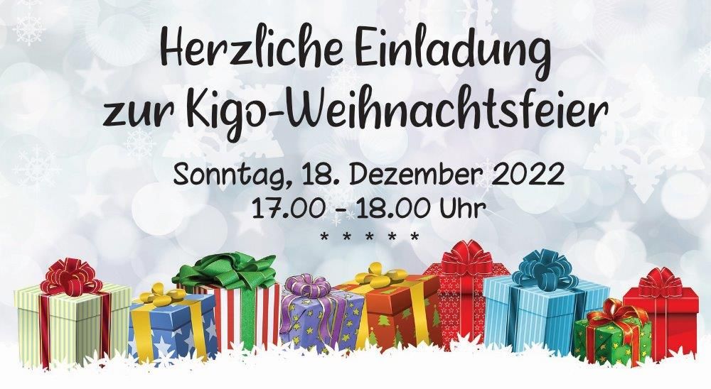 Kigo-Weihnachtsfeier